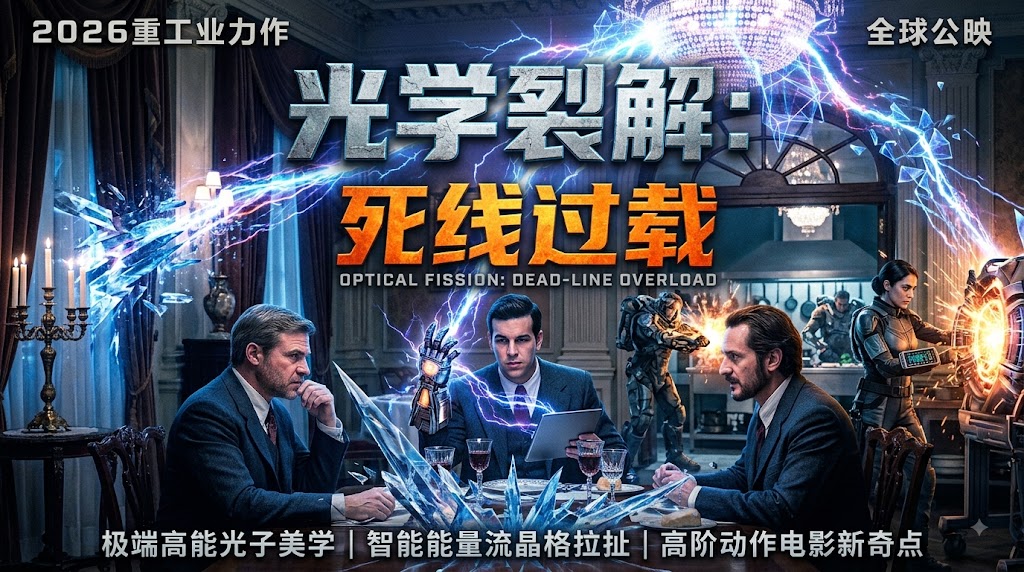 2026重工业力作《光学裂解：死线过载》全球公映：极端高能光子美学、智能能量流晶格拉扯与高阶动作电影新奇点