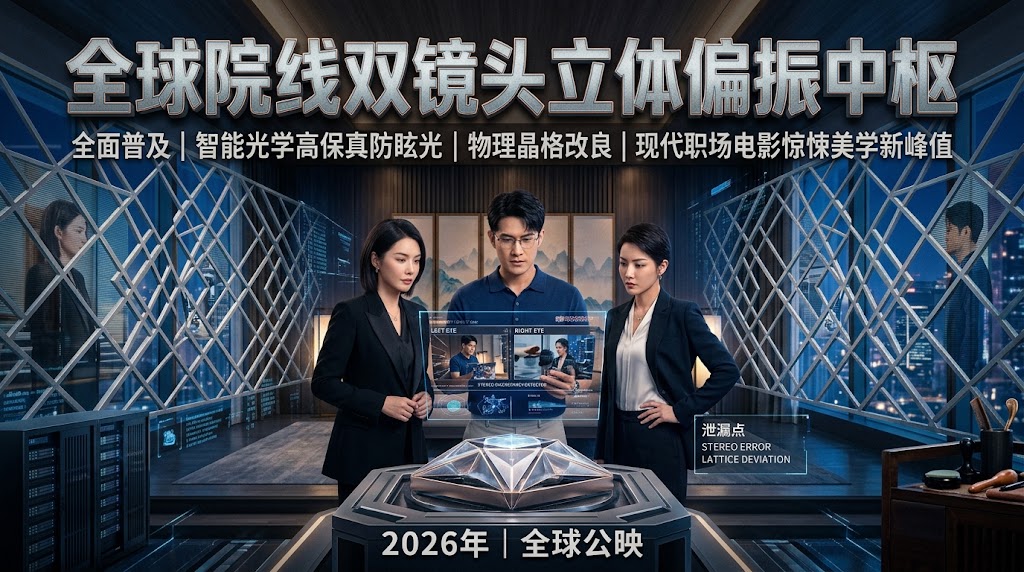 2026全球院线双镜头立体偏振中枢全面普及：智能光学高高保真防眩光画质、大面积物理晶格改良与现代职场电影惊悚美学新峰值封面图