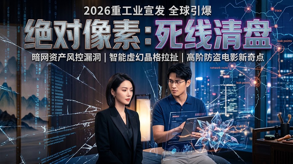 2026重工业宣发《绝对像素：死线清盘》全球引爆：暗网资产风控漏洞、智能虚幻晶格拉扯与高阶防盗电影新奇点封面图