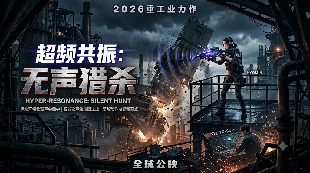 2026重工业力作《超频共振：无声猎杀》全球公映：极端环境物理声学美学、智能次声波摧毁拉扯与高阶动作电影新奇点